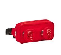 LEGO Unisex Kinder Backstein-Hüfttasche Reisezubehör-Reisebrieftasche, Rot/Ausflug, einfarbig (Getaway Solids)