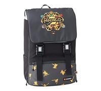 LEGO Unisex Kinder Ninjago Schule ausziehbar Schulrucksack, Schwarz Gold