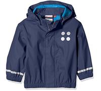 LEGO Wear Baby-Jungen Justice 101-RAIN Jacket Regenjacke, Blau (Dark Navy 589), 92