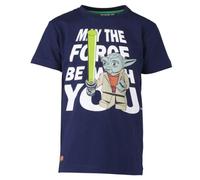 LEGO Wear Jungen T-Shirt Star Wars Yoda T-Shirt Thor 550, Gr. 146, Blau (588 Midnight Blue)