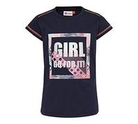 LEGO Wear Mädchen Girl Tippi 327 - T-Shirt T-Shirt, per Pack Blau (Dark Navy 590), 152 (Herstellergröße: 152)