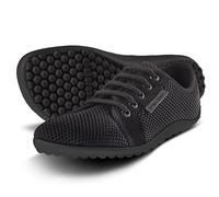 leguano aktiv lavaschwarz Barfußschuhe Sneaker schwarze Sohle | 46