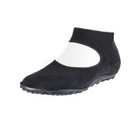 Leguano ballerinas black sockenschuhe