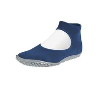 Barfußschuh LEGUANO "BALLERINA", Damen, Gr. L (42/43), blau, Textil, Schuhe Barfußschuh Ballerina Riemchenballerina, Ballerina, Slipper, Bequemschuh Flexibilität vom Zeh bis zur Ferse (35293342-L) bla