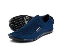 Leguano Barfussschuhe Slipper Scio (flexible Sohle, pures Barfußgefühl) blau, Größe Euro (US) 38