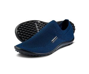 Leguano Barfussschuhe Slipper Scio (flexible Sohle, pures Barfußgefühl) blau, Größe Euro (US) 44
