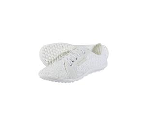 Leguano Barfussschuhe Sneaker Aamalfi (flexible Sohle, pures Barfußgefühl) weiss, Größe Euro (US) 44