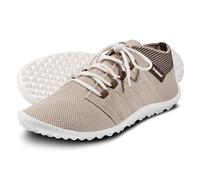 Leguano Bequeme Schnürschuhe für Damen, beige, Größe 45 EU