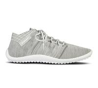 leguano beat silbergrau Barfußschuhe Sneaker weiße Sohle | 44