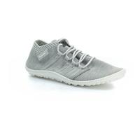 Leguano beat silbergrau mit weißer sohle barfussneakers | Gr. 40