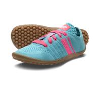 Leguano Barfussschuhe Sneaker Caribeo (flexible Sohle, pures Barfußgefühl) blau, Größe Euro (US) 40