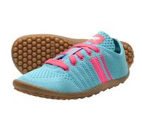 Leguano Barfussschuhe Sneaker Caribeo (flexible Sohle, pures Barfußgefühl) blau, Größe Euro (US) 39