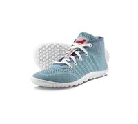 Leguano Barfußschuhe Go Mid Damen Textil Schnürboots Seablue Gr. 37