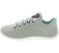 Barfußschuh LEGUANO "GO" Gr. 36, grau (grau, mint) Damen Schuhe Schnürschuhe mit praktischer Schnürung (84845634-36)