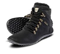 Leguano Barfußschuh Husky Herren Nubuklederimitat schwarz Größe 36