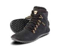 Barfußschuh LEGUANO "HUSKY" Gr. 47, schwarz Damen Schuhe Barfußschuh Schnürboots Winterboots Schnürstiefeletten einzigartig flexibel Bestseller (79135632-47)