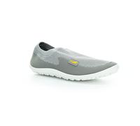 Barfußschuh LEGUANO "SCORE", Damen, Gr. 43, grau, Textil, kontrastfarbene Details, Schuhe Slipper Barfußschuh Socksneaker, Bequemschuh, Flats, Komfortschuh, für Maschinenwäsche geeignet (25113902-43)