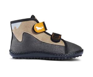Leguano - Small Kid's Scippo - Barfußschuhe, Gr. 28, grau (Forester)