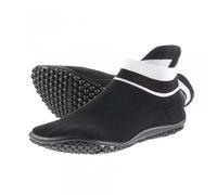 leguano sneaker Barfußschuhe schwarz mit weißem Bund | 36-37