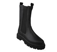 Lei by tessamino Damenstiefel Fine aus weichem Nappaleder, Damenboots in Weite H, Hallux geeignet, warme Winterstiefel in beige oder schwarz, Winterschuhe warm 40 schwarz