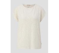 Leicht transparentes Oversize-Shirt mit Ausbrennermuster M creme 2170590.0200.M