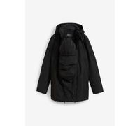 Umstandsjacke BONPRIX, Damen, Gr. 52, schwarz, Obermaterial: 100% Polyester. Futter: 100% Polyester. Wattierung: 100% Polyester, unifarben, lässig geschnitten, Jacken, 3-in-1 Funktion, regen- und wind