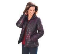 Leicht wattierte Jacke mit effektvollem Druck pink 46