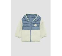 Leicht wattierte Wendejacke mit Steppung und Teddyplüsch 68 blau|creme 2162043.0330.68