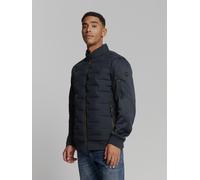Leichtdaunenjacke NO EXCESS "No Excess Kurz geschnittene jacke", Herren, Gr. L, blau (nachtblau), 100% Polyester, Jacken (25494300-L) nachtblau
