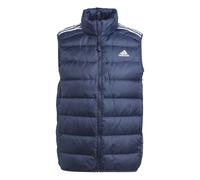 Adidas Herren Daunenweste Essentials 3-Stripes Light Down Blau M