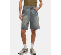 Shorts ANOTHER COTTON LAB "Another Cotton Lab ACL Jorts", Damen, Gr. L, US-Größen, blau, 100% Baumwolle, unifarben, loose fit, Hosen Shorts (48099841-L) blau