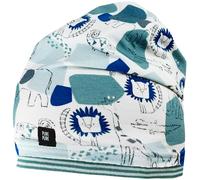 Leichte Beanie Tiere blau 41/43