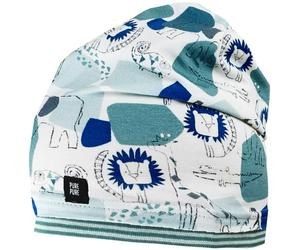 Leichte Beanie Tiere blau 41/43