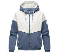Outdoorjacke MARIKOO "Liubkaa", Damen, Gr. M, blau (dusty blau), Obermaterial: 100% Polyester; Innenseite: 65% Polyester, 35% Baumwolle; Futter: 100% Polyester, elastischer Bund mit innenliegendem Gum