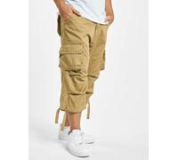 leichte Brandit Herren Shorts Reißverschluss Taschen mit Baumwolle Beige XXL