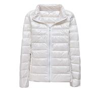 Leichte Daunenjacke Damen Leicht Packbar Puffer Jacke Steppjacke Damen Übergangsjacke Federleichte Dünne Packbare Daunenmantel Damen Leichter Puffer Mantel Down Jacket Daunen Women Warme Pufferjacke