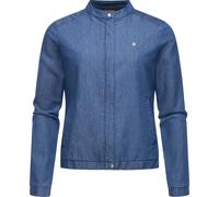 Kurzjacke RAGWEAR "Malawi Denim" Gr. XL (42), blau (denim) Damen Jacken (88454235-XL) denim