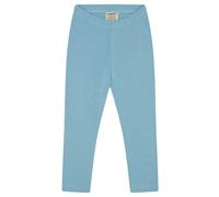 Leichte Feinripp Leggings 100% Bio Baumwolle hellblau 80