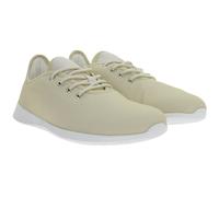 leichte GROUNDIES Barfußschuhe Balance 2.0 Damen Low-Top Mesh-Sneaker mit TrueSense Sohle Schnür-Schuhe GND-130259-03 Beige 38