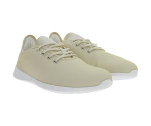 leichte GROUNDIES Barfußschuhe Balance 2.0 Damen Low-Top Mesh-Sneaker mit TrueSense Sohle Schnür-Schuhe GND-130259-03 Beige 38