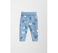 Leichte Jogginghose mit Rippbündchen und All-over-Print 92 blau 2149759.52A2.92
