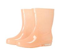 Leichte, Kurze Regenstiefel, Slipper, Wanderschuhe, Campingschuhe, Watschuhe, modische Gummistiefel (B-Orange, 36)
