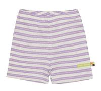 Leichte Leinen Shorts flieder geringelt 146/152