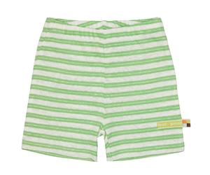 Leichte Leinen Shorts hellgrün geringelt 158/164