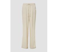 Leichte Leinenmix-Hose mit Elastikbund 40 creme 2171705.0750.40