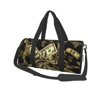Leichte Reisetasche, Wochenendtasche, Übernachtungstasche, Sporttasche, Turnrucksack mit verstellbarem Riemen, Krankenhaustasche, faltbare Gepäcktasche für Damen und Herren, Dollar Zeichen Geld