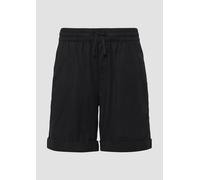 Leichte Shorts aus Baumwollmix im Relaxed Fit 32 schwarz 2166298.9999.32