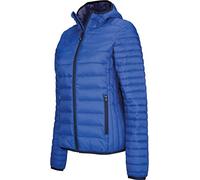 Leichte Steppjacke Kapuze - Farbe: Light Royal Blue - Größe: XXL