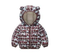 Leichte Steppjacke Kinder - Winterweste für Mädchen mit süßem Cartoon Aufdruck Gesteppte ärmellose Jacke warme wärmeisolierte Oberbekleidung für Kleinkinder