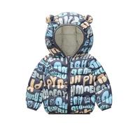 Leichte Steppjacke Kinder - Winterweste für Mädchen mit süßem Cartoon Aufdruck Gesteppte ärmellose Jacke warme wärmeisolierte Oberbekleidung für Kleinkinder